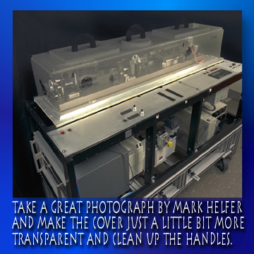 Equipment -- take a great photograph by Mark Helfer and make the cover just a little bit more transparent and cleaned up the handles.     